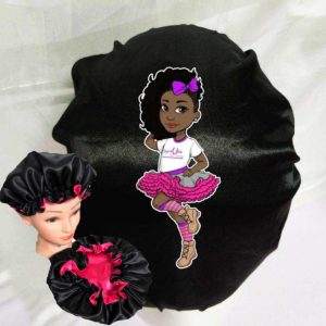 Beyond u kidz hair Bonnets pink