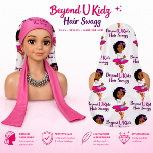 Beyond u kidz hair Bonnets (WHITE)