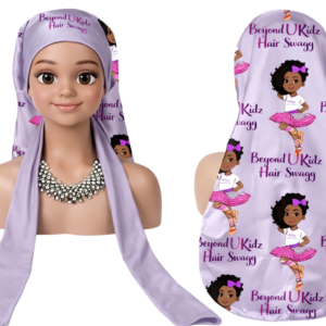 Beyond u kidz hair Bonnets purple